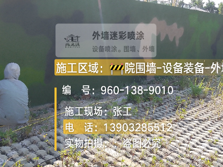 龙潭外墙迷彩漆材料价约 45-60 元 /k